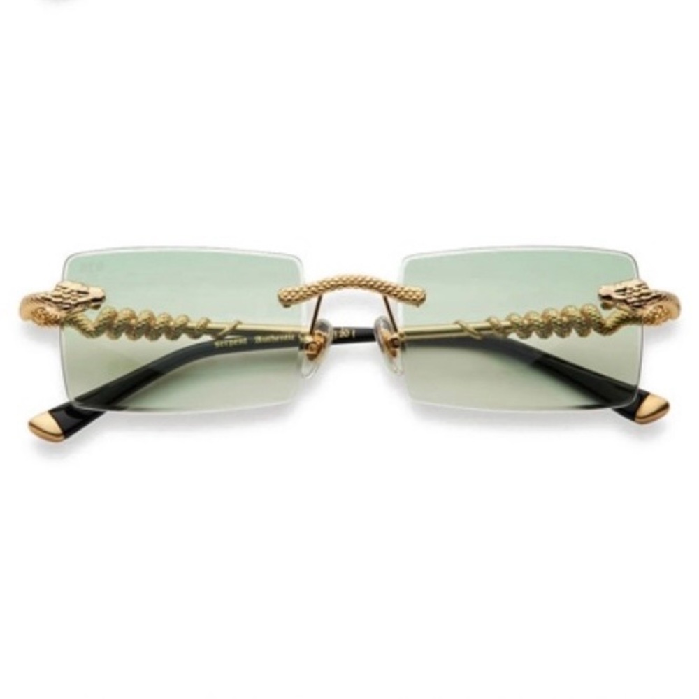 NEW Unisex James Oro Serpent Authentic - Green Tint/Gold - Picture 4 of 16
